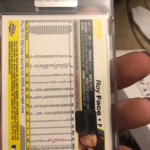 Mint signed Roy face